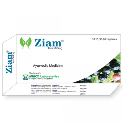 Ziam 500 mg Capsule-30's Pack