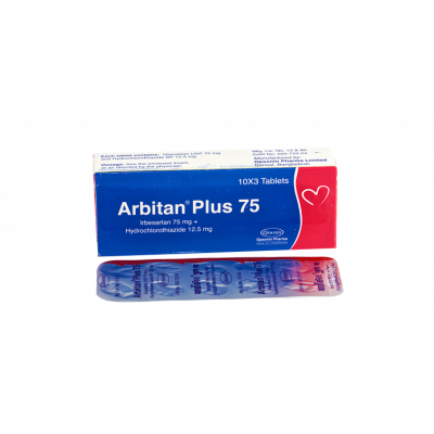 Arbitan Plus 75 mg Tablet-30's Pack