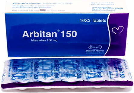 Arbitan 150 mg Tablet-30's Pack