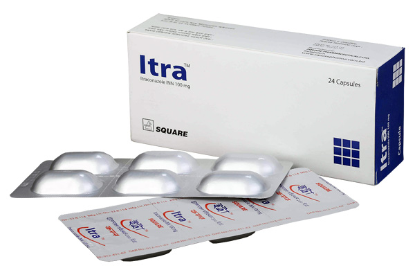 Itra 100 mg Capsule-6's Strip