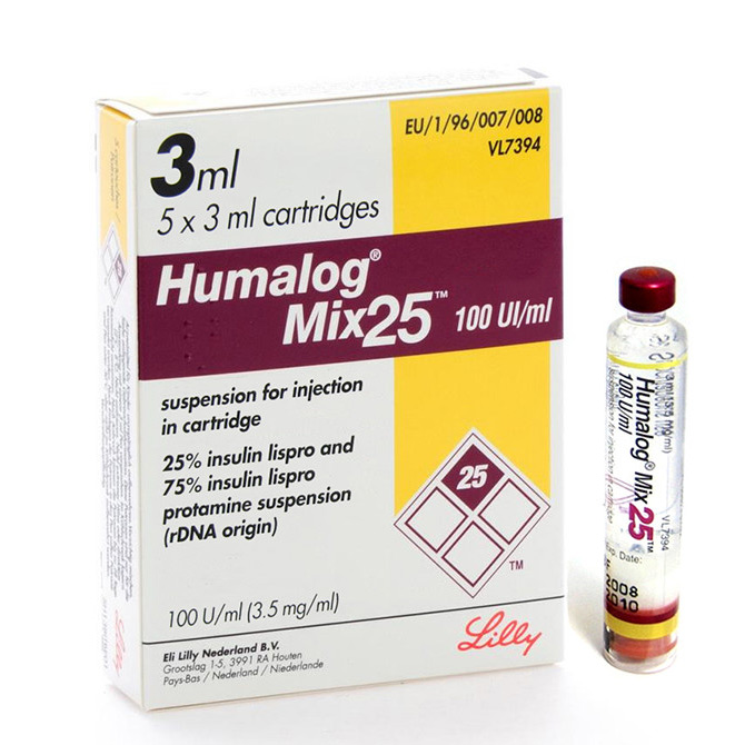 Humalog Mix 25/75 Cartidge-3 ML