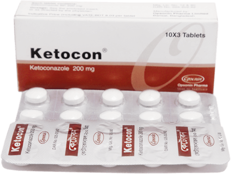 Ketocon 200 mg Tablet-10's Strip