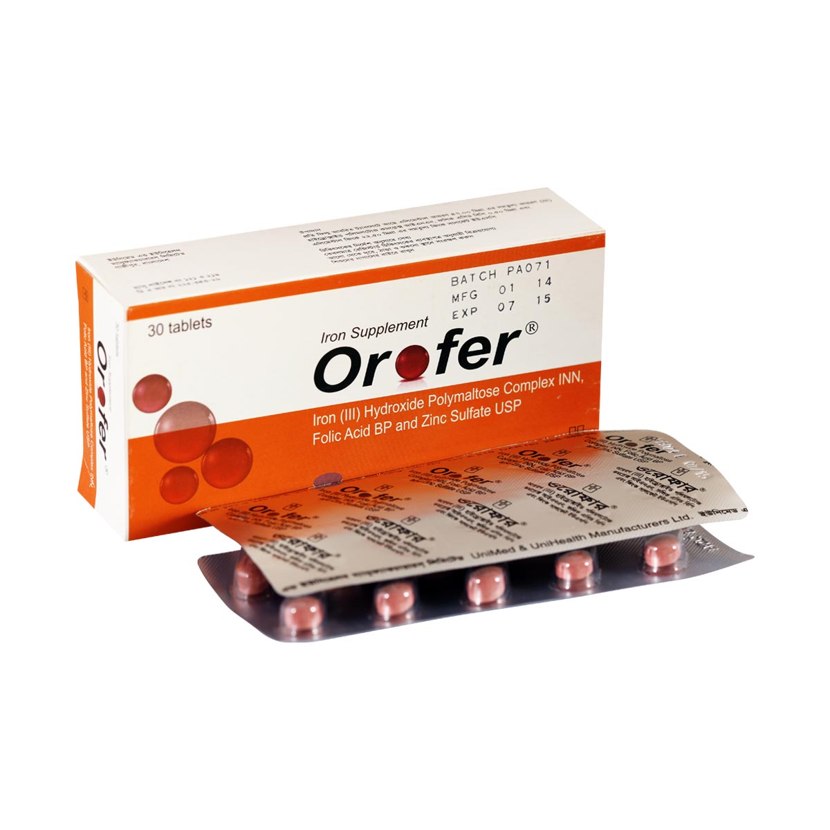 Orofer Tablet-30's Pack