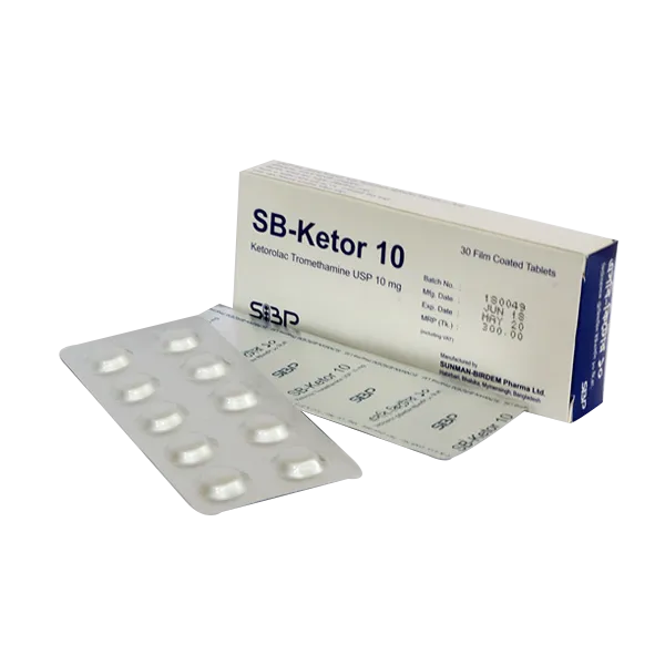 SB-Ketor 10 mg Tablet-30's Pack