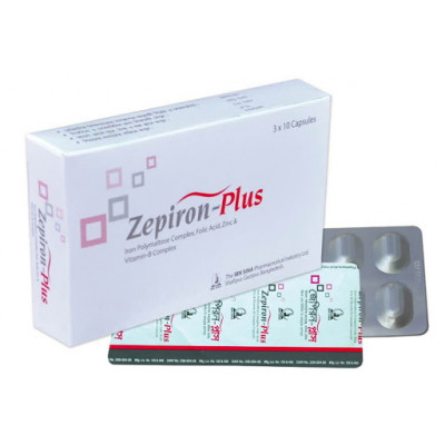 Zepiron Plus Capsule-10's Strip