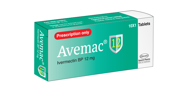 Avemac 12 mg Tablet-10's Pack