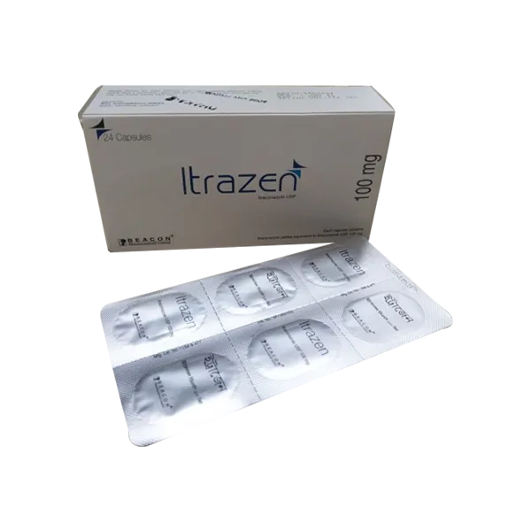 Itrazen 100 mg Capsule-6's Strip