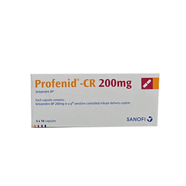 Profenid-CR 200 mg Capsule-10's Strip