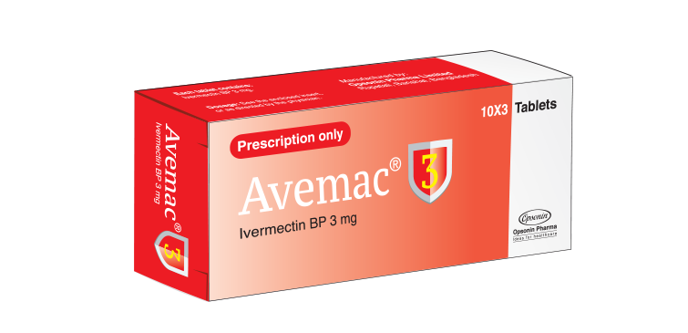 Avemac 3 mg Tablet-30's Pack